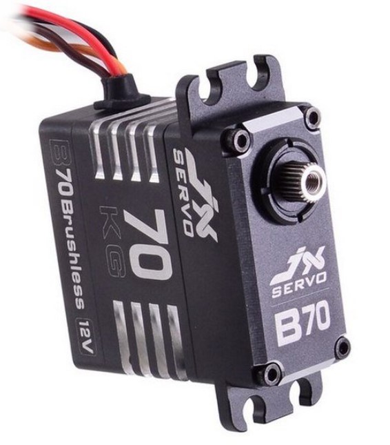 Сервомашинка цифровая JX Servo B70 (87г/72/0.10/12.0V) бесколлекторная, Full metal JXS-B70